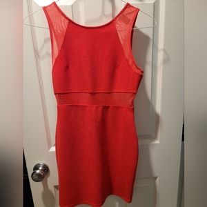 Forever 21 Mesh Shoulder Dress